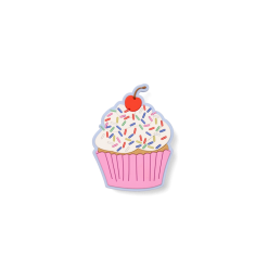 Bogg Bit  - Sprinkle Cupcake